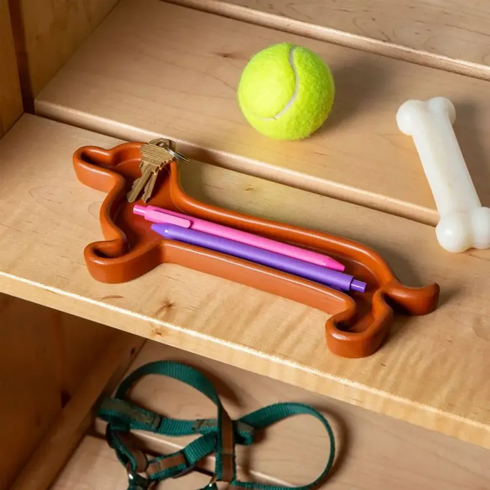 Trays - Dachshund Trinket Tray - KIKKERLAND