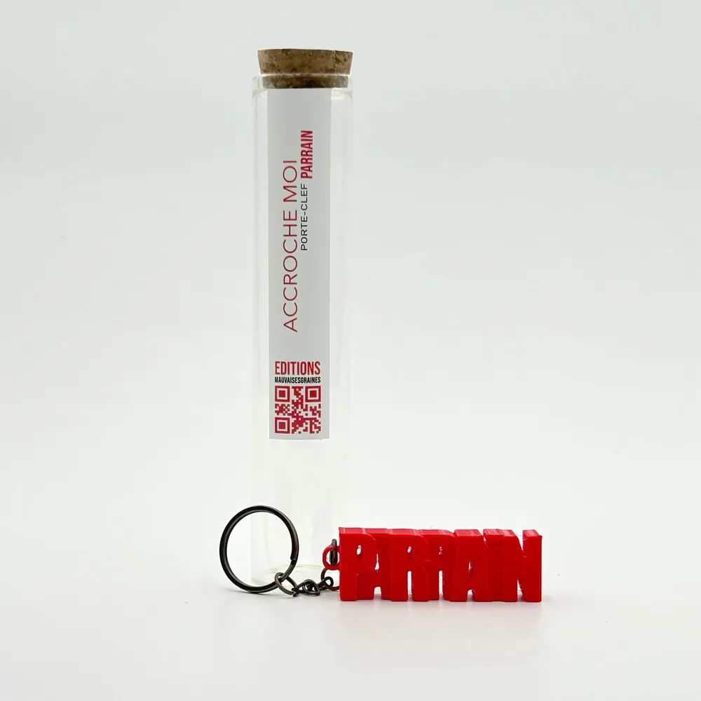 Gifts - Message keychain — SPONSOR - MAUVAISES GRAINES