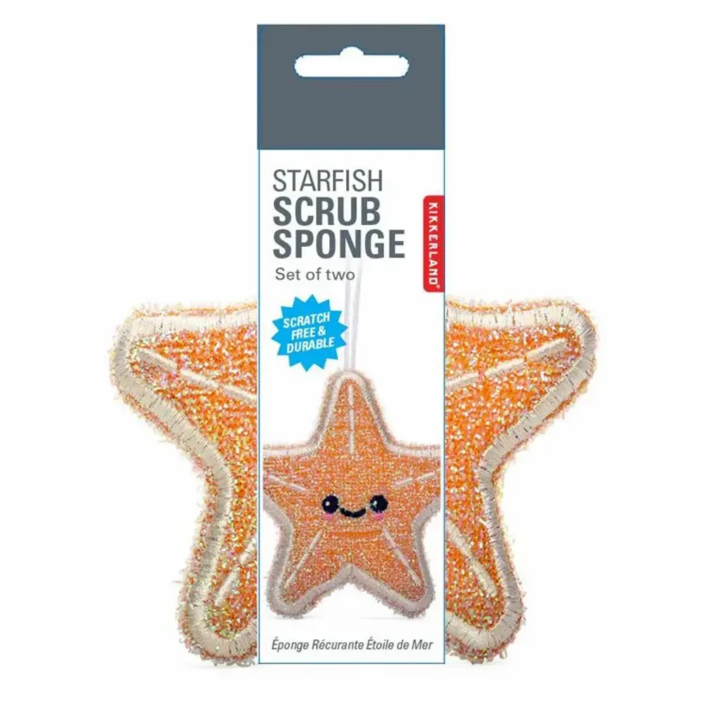 Kitchen utensils - Starfish Scrub Sponge - KIKKERLAND