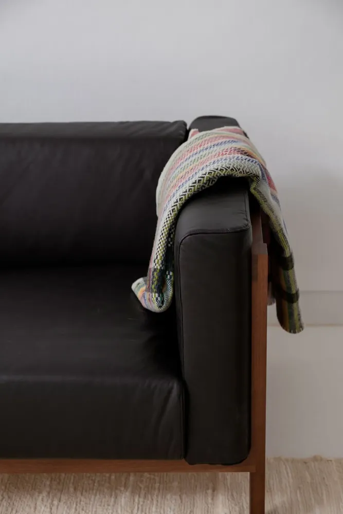 Sofas - LIFT - 3 Seats Sofa in Solid Walnut Wood and Fabric Seat - MOR