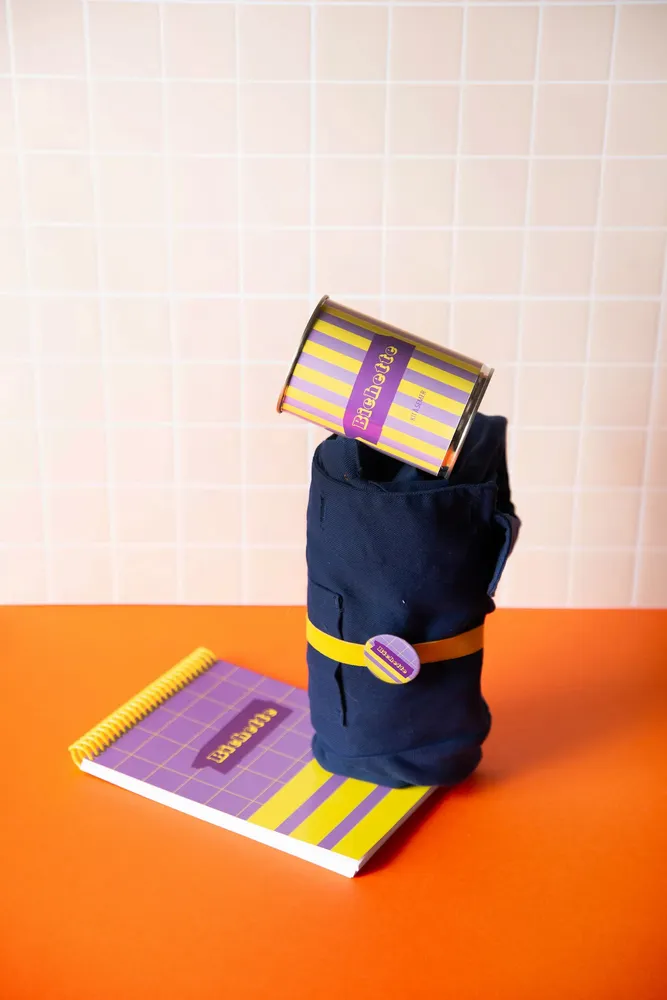 Papeterie - Carnet A5 « Bichette » au design pop, fabriqué en France - MAUVAISES GRAINES