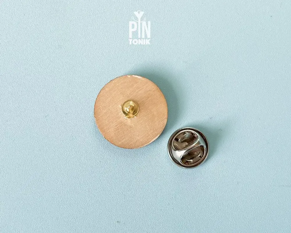 Broches - Broche Café en Bois – Accessoire Design Minimaliste - PINTONIK