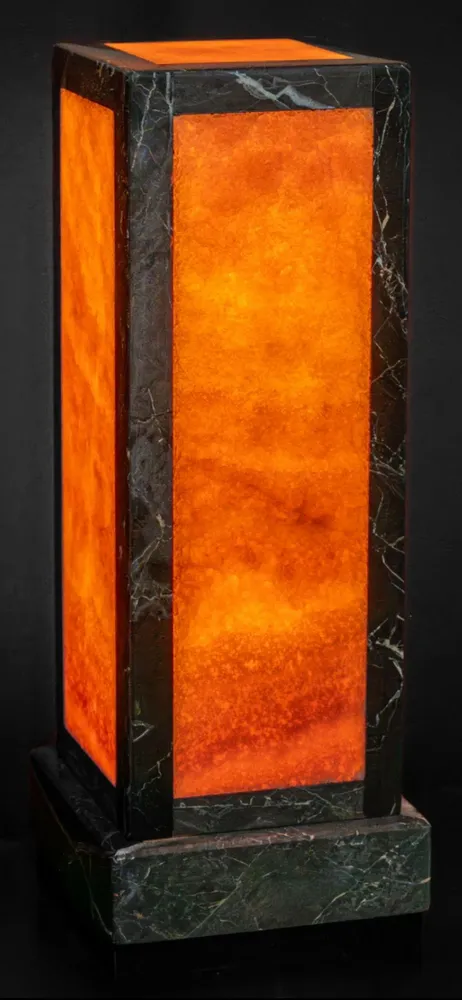Table lamps - Noor monolith,illuminated stone column - MAISON AETHERION