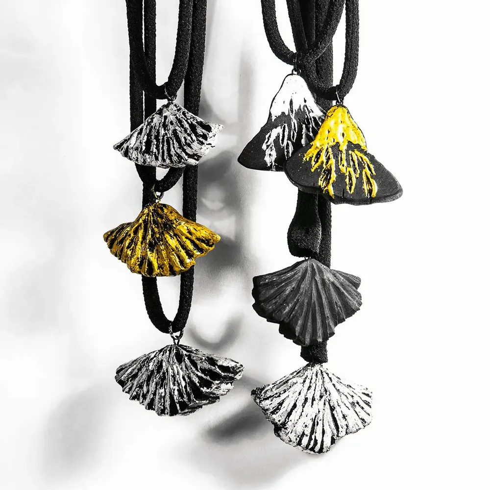 Bijoux - KIMONO - CHARCOAL ESKIMEÏT