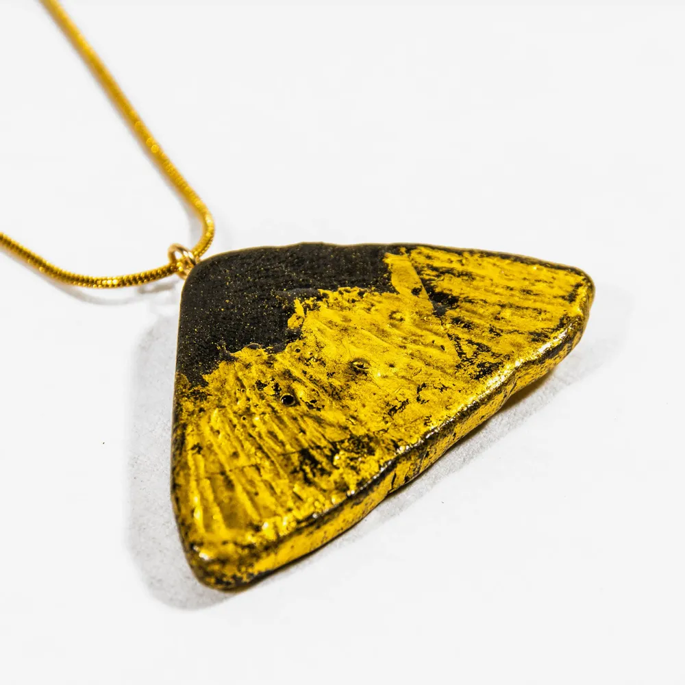 Jewelry - KIN-FUJI necklace & KIN-MOJI necklace - CHARCOAL ESKIMEÏT