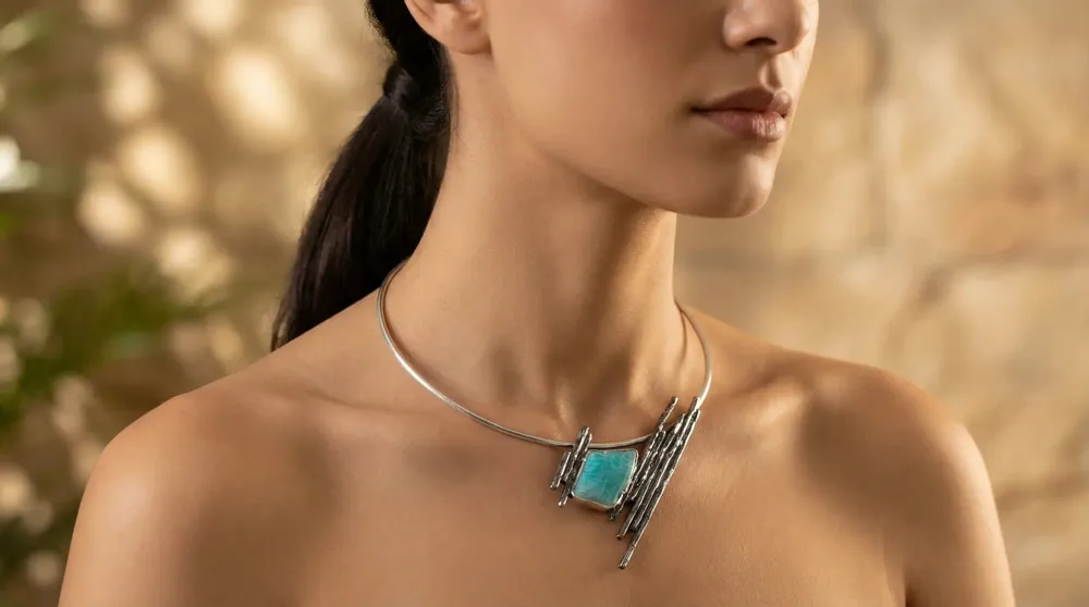 Jewelry - Sigil Choker Necklace - V UNIQUENESS FINE GREEK JEWELRY
