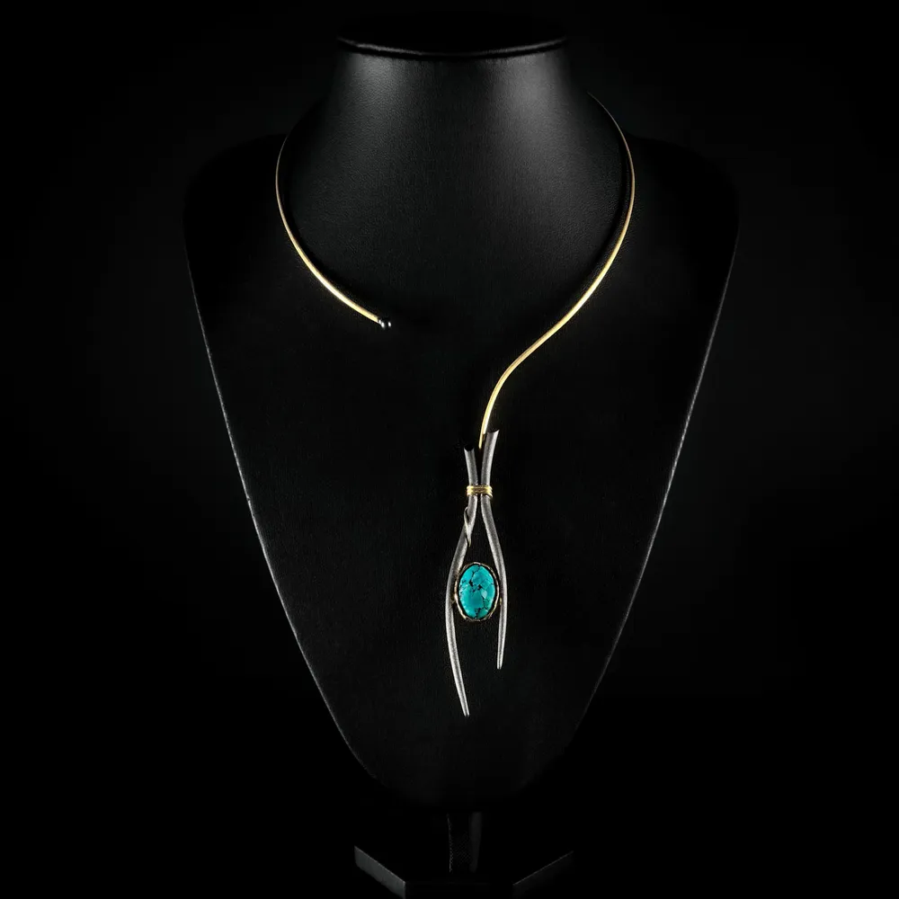 Bijoux - Collier ras du cou Spear - V UNIQUENESS FINE GREEK JEWELRY