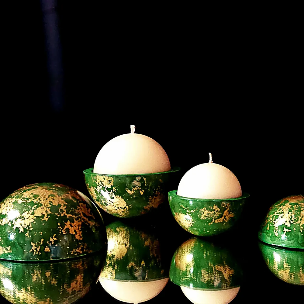 Objets design - Bougie Globe Epicéa - PONPON CURIOSITAS