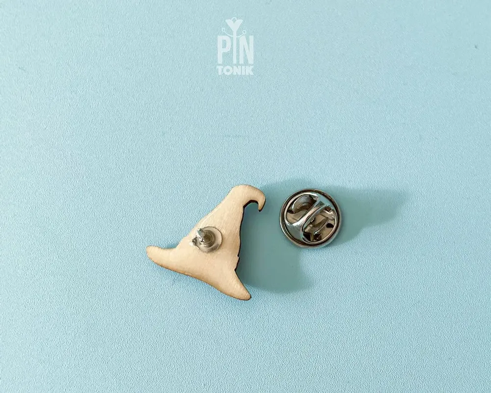 Brooches - Witch Hat Pin - Playful Magical Design Accessory - PINTONIK