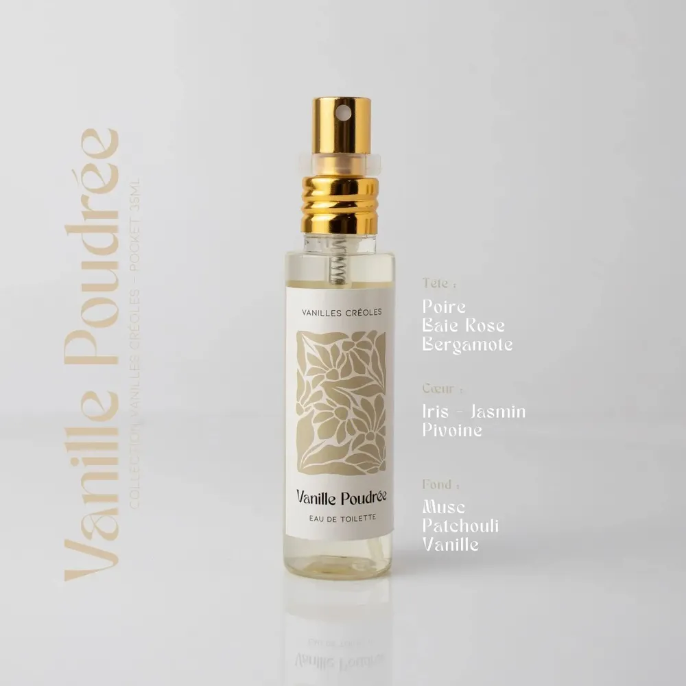 Parfums pour soi et eaux de toilette - Eau de toilette - Vanille Poudrée - Vanilles Créoles - 35 ml - PARFUMS DES ILES