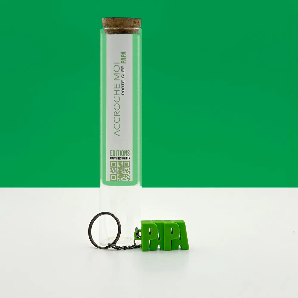 Cadeaux - Porte-clés à message – PAPA - MAUVAISES GRAINES