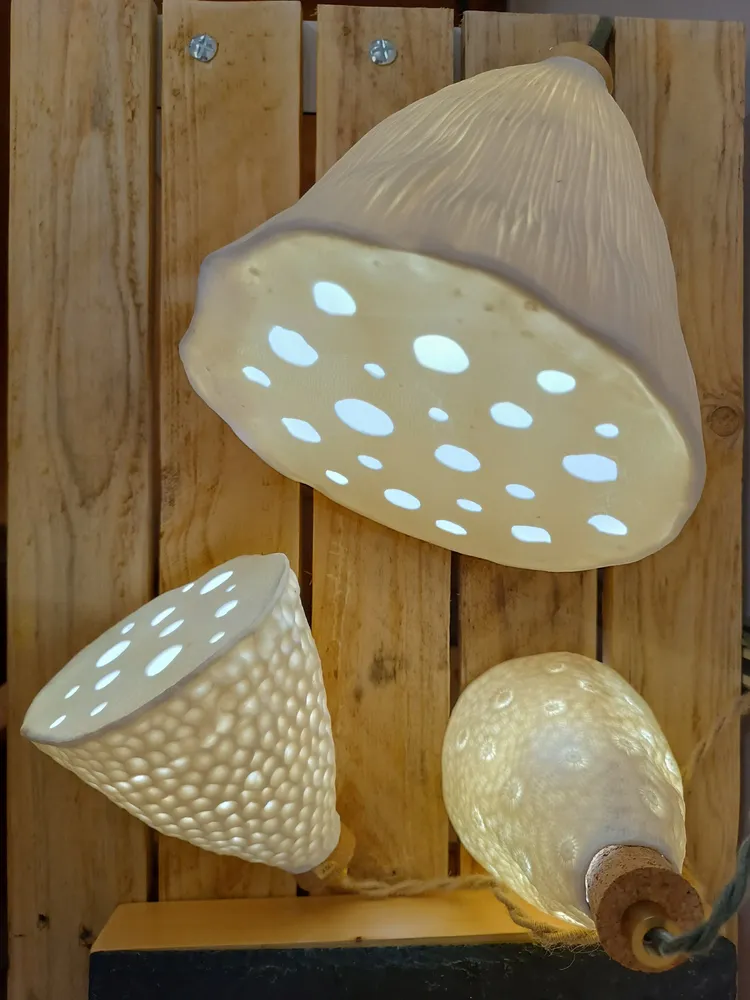 Céramique - LUMINAIRE GRAINE DE LOTUS - CÉRA MISTIKA