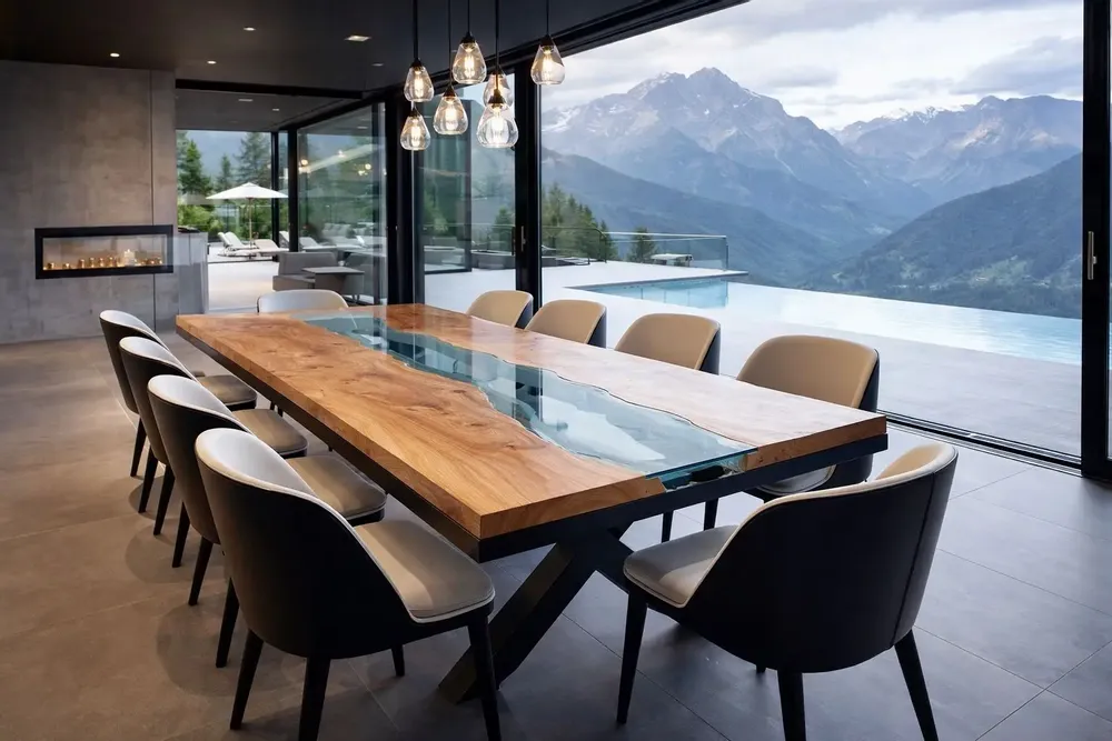 Objets design - Table à manger Tahoe - HERON DESIGN