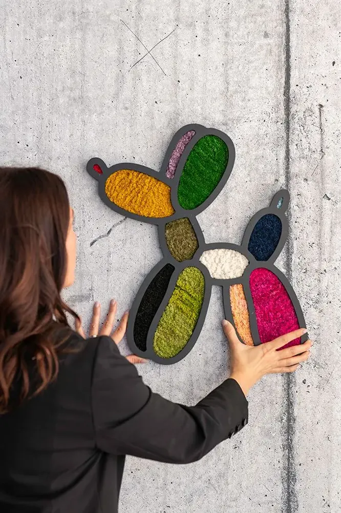 Tableaux - BALLOON DOG  « Joie Végétale » - ATELIER ECOGREEN