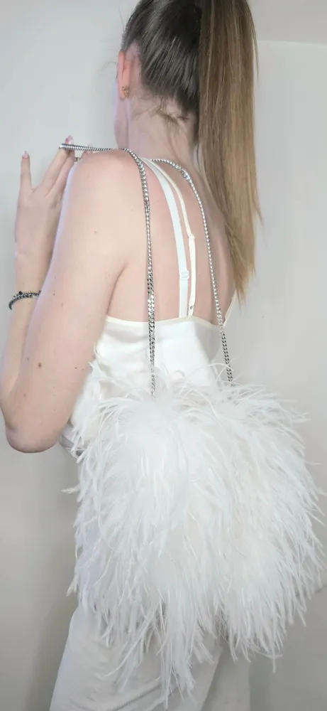 Bags and totes - Genuine ostrich feather bag - MARCY PLUMASSIER - FEATHERS