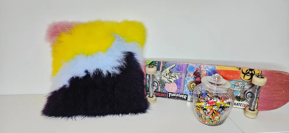 Cushions - Fluffy feather cushion - MARCY PLUMASSIER - FEATHERS