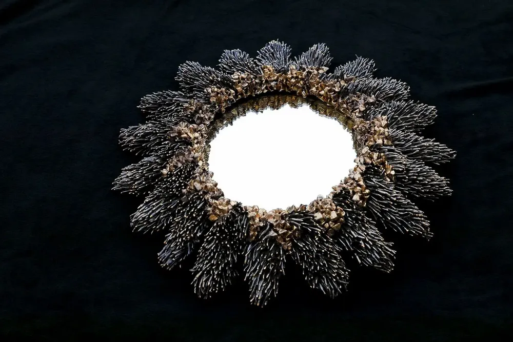 Objets de décoration - SUN MIRROR -MIROIR soleil - VALÉRIE LEBRUN SCULPTURE