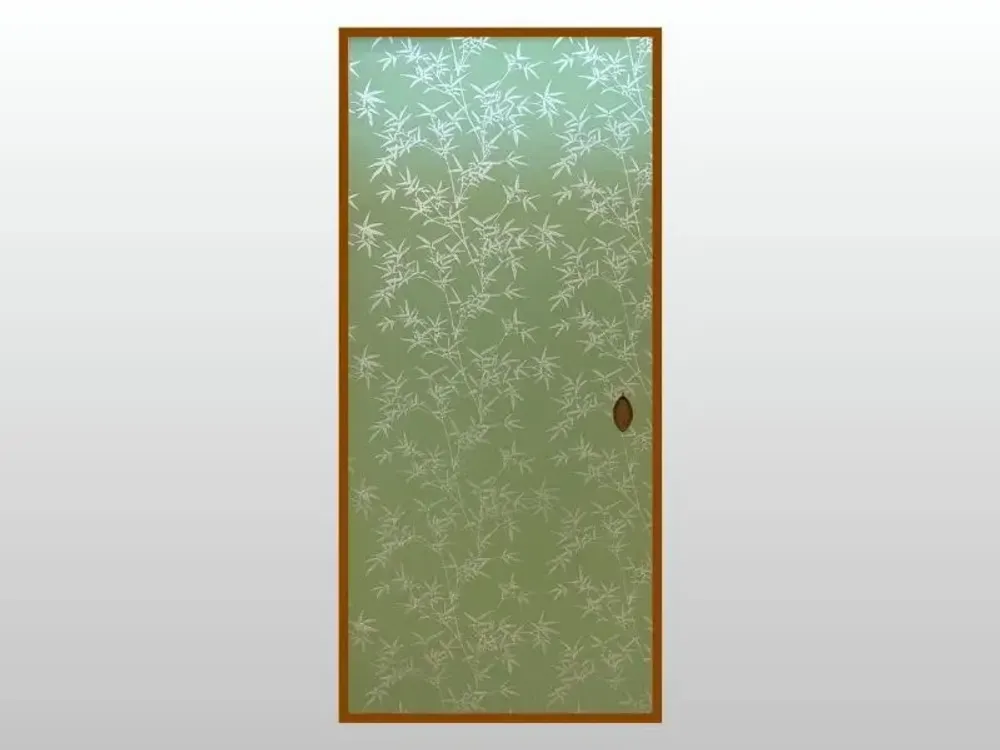 Objets personnalisables - Fusuma, porte coulissante japonaise traditionnelle en papier et bois - ENREI, CHOZABURO & FUSUMA