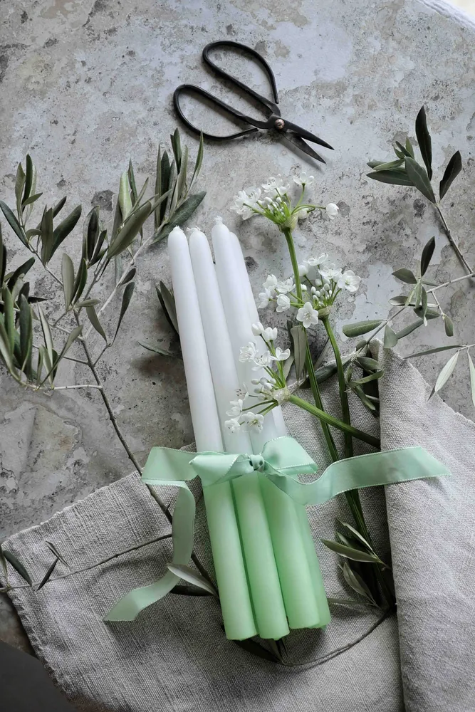 Objets de décoration - Bougies Bicolores - CIERGERIE DES PREMONTRES