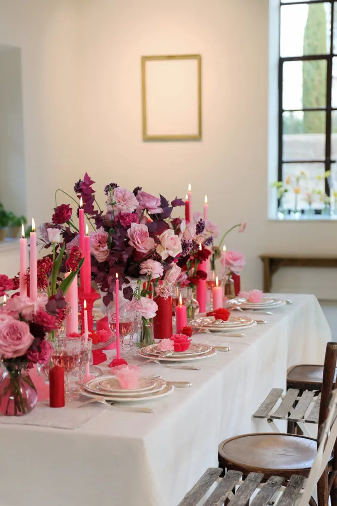 Objets de décoration - Bougie "Rose" - CIERGERIE DES PREMONTRES