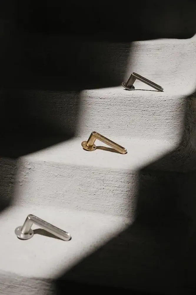 Decorative Ironwork - Dauby door handle Cast/50F - DAUBY SA