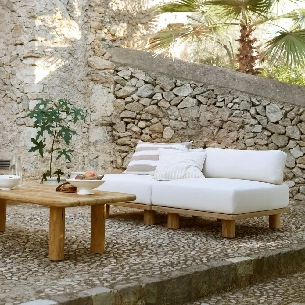 Lawn chairs - Teak outdoor furniture - TINEKHOME