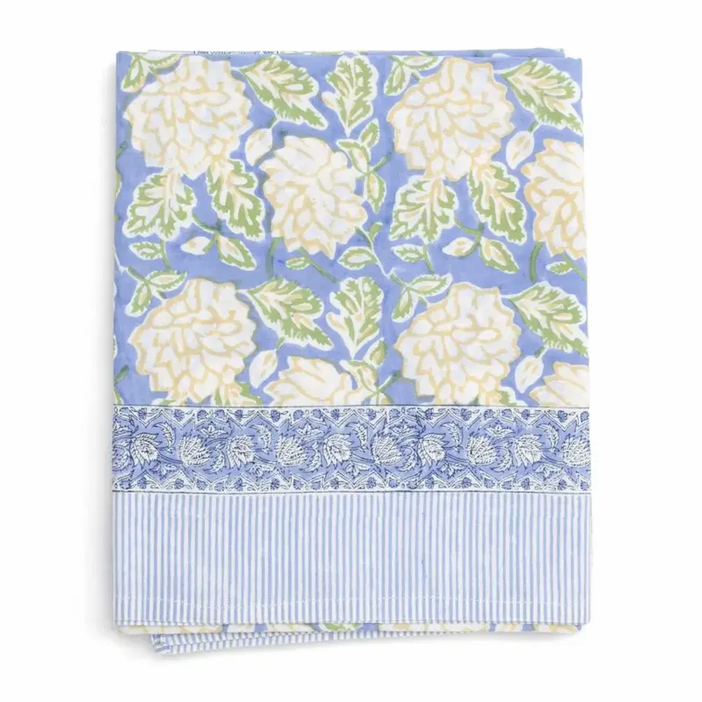 Linge de table textile - Nappe en coton Tanger Pomegranate - Beurre/Jaune - CHAMOIS  CA DETAIL & TRADE