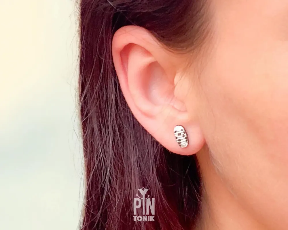 Bijoux - Boucles d'oreilles isopodes - Bijoux originaux en forme de cloporte - Accessoire de déguisement d'Halloween - PENTIK