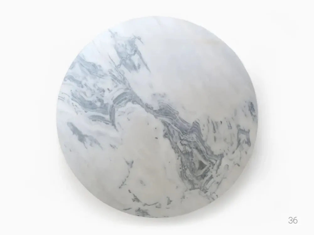 Appliques - DOME — Lampe moderne en marbre 100 cm - MOR