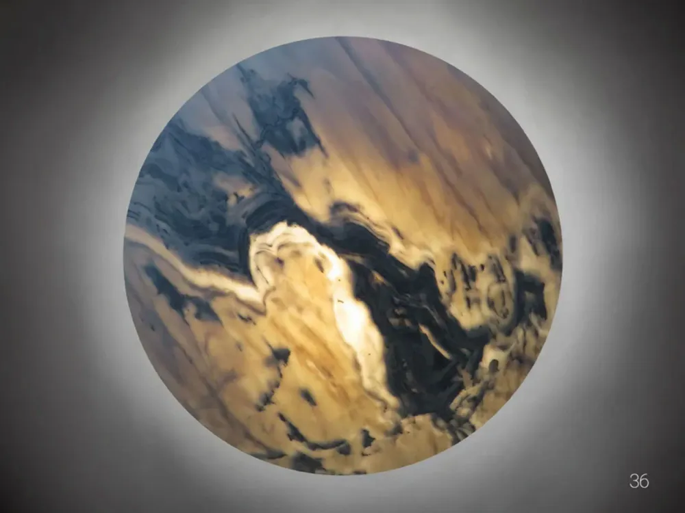 Appliques - DOME — Lampe moderne en marbre 100 cm - MOR