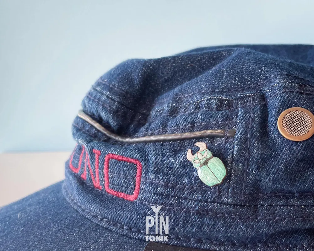 Bijoux - Broche Lucane Cerf-volant - Bijou Insecte Rhinocéros - Cadeau pour les amoureux des insectes - Mini broche Ita Bag - PENTIK