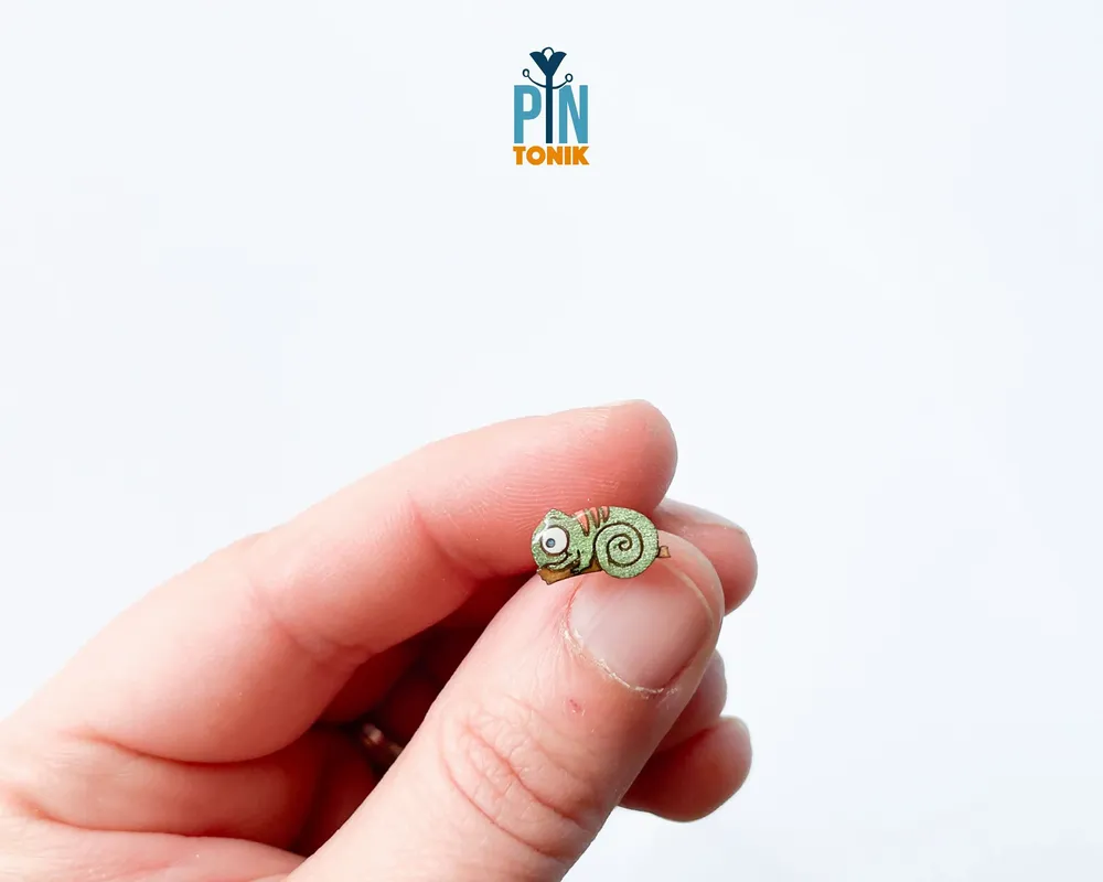 Bijoux - Boucles d'oreilles caméléon - Cadeau de Noël amusant pour les amoureux des animaux - Boucles d'oreilles reptile lézard - PENTIK