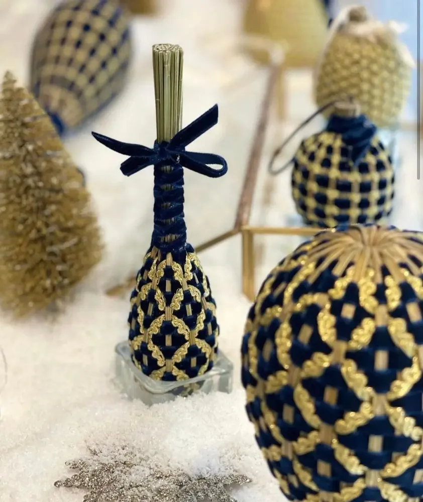 Decorative objects - Fabergé inspired lavender spindle - FRANC 1884