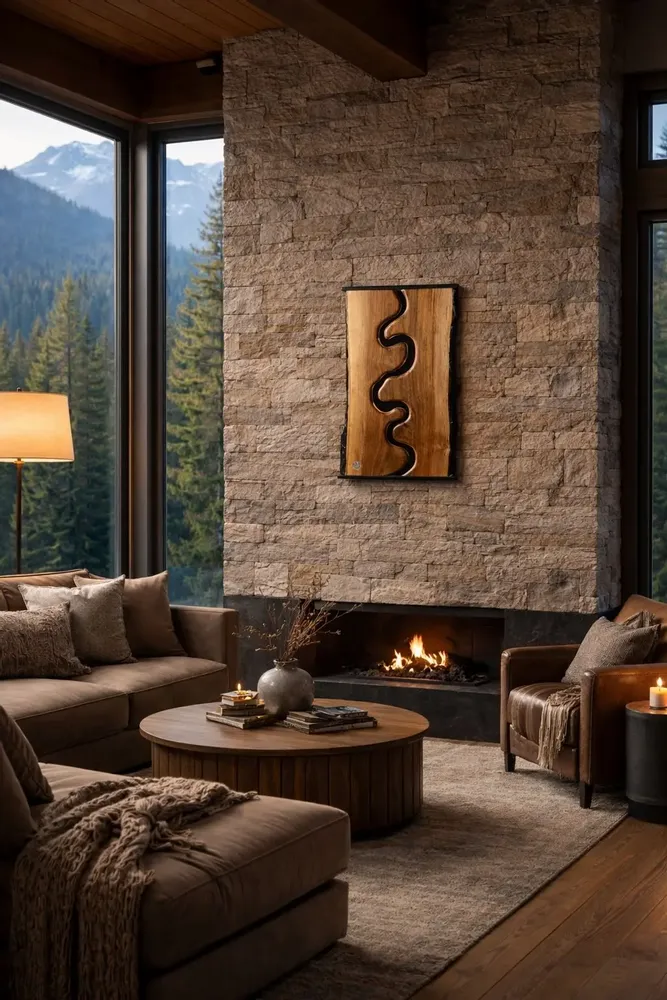 Paintings - Ossau Wall Picture - HERON DESIGN