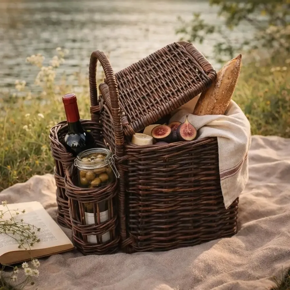 Accessoires de déco extérieure - Panier de pique-nique Partage - LO-FI HOUSE