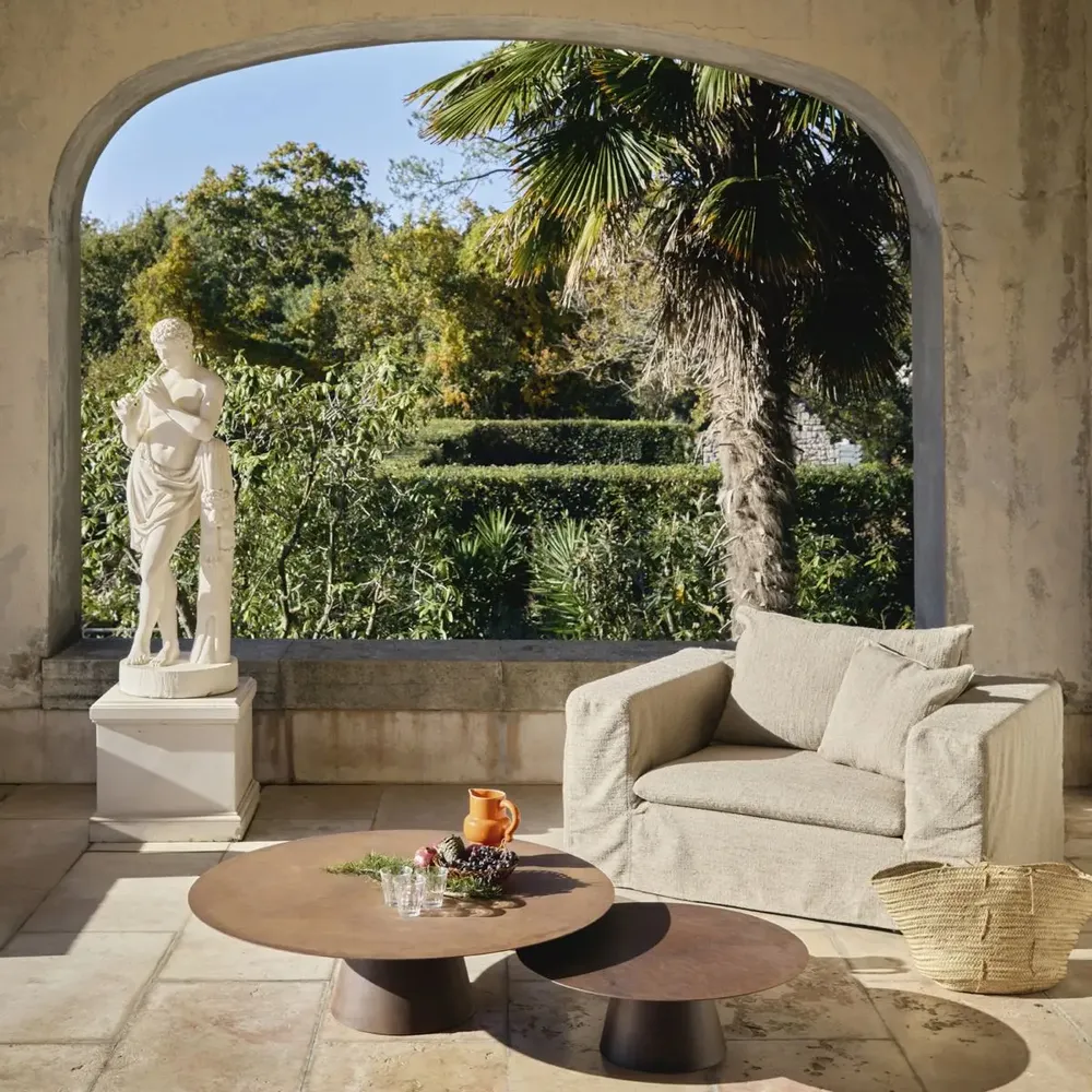 Lawn chairs - GYPSET outdoor armchair - MAISON DE VACANCES