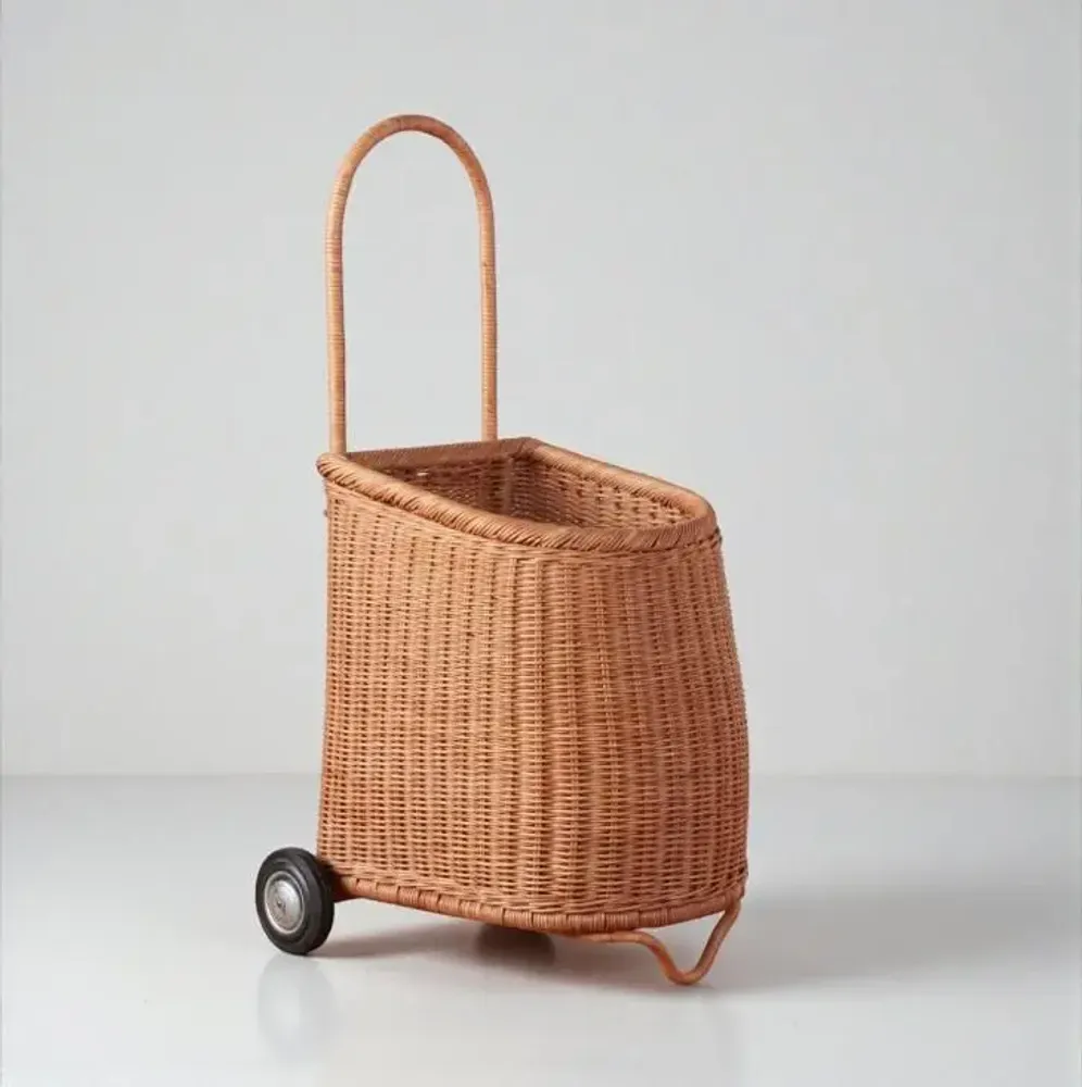 Garden accessories - Marché Wicker Market Cart - LO-FI HOUSE