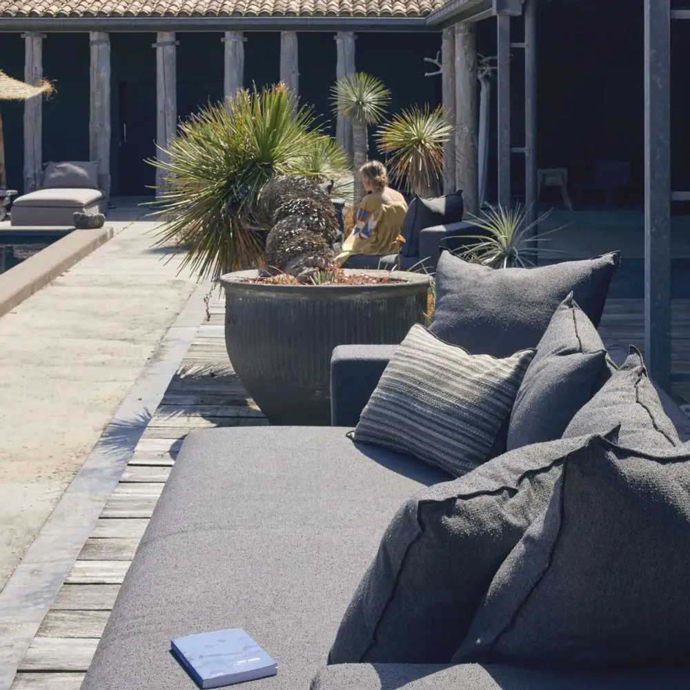 Lawn sofas   - GYPSET outdoor modular sofa - MAISON DE VACANCES