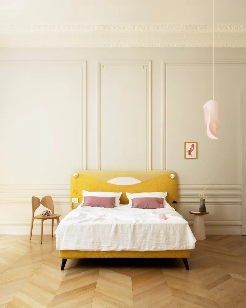 Beds - POINT DU JOUR HEADBOARD - TRECA PARIS