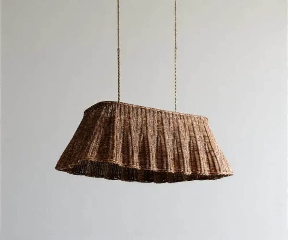 Ceiling lights - Peri Rattan Pendant Shade - LO-FI HOUSE