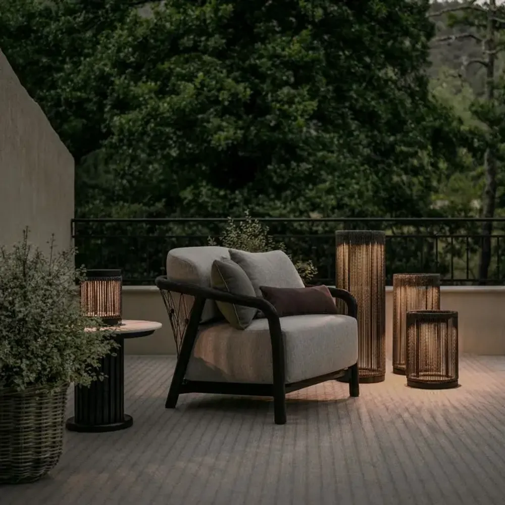 Outdoor floor lamps - ROP&STRIP SOLAR LIGHTS - LES JARDINS