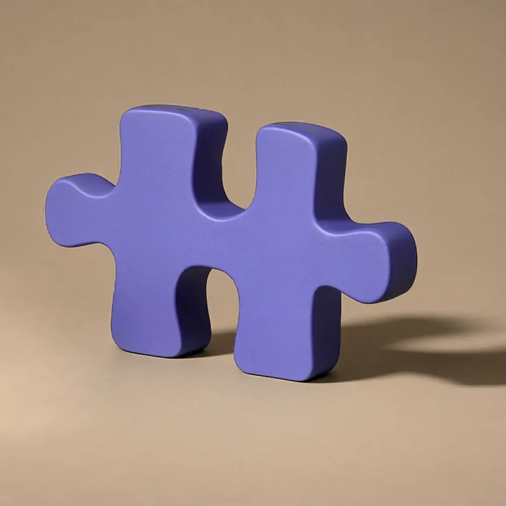 Outdoor decorative accessories - Puzzle - MONOCHROMIC CERAMIC