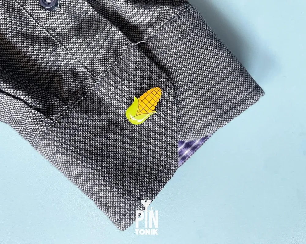 Jewelry - Handmade Corn on the Cob Cufflinks - Wooden Sweetcorn Wedding Jewelry - PINTONIK