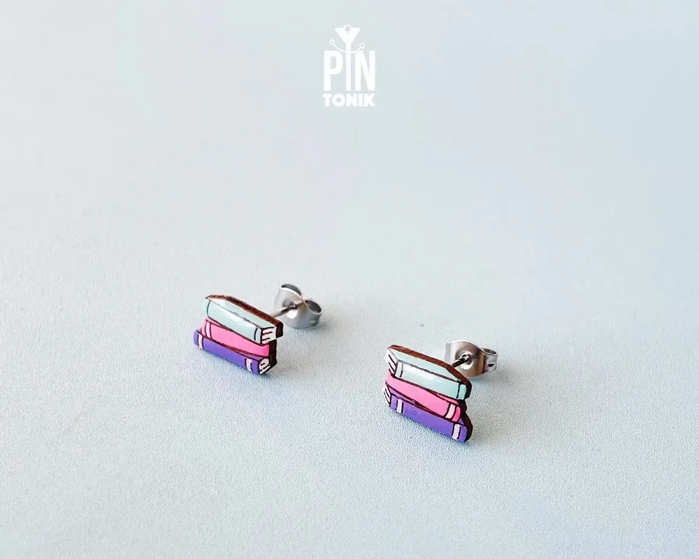 Jewelry - Book Lover Earrings - Bookish Jewelry Gifts for Readers or Teacher - PINTONIK