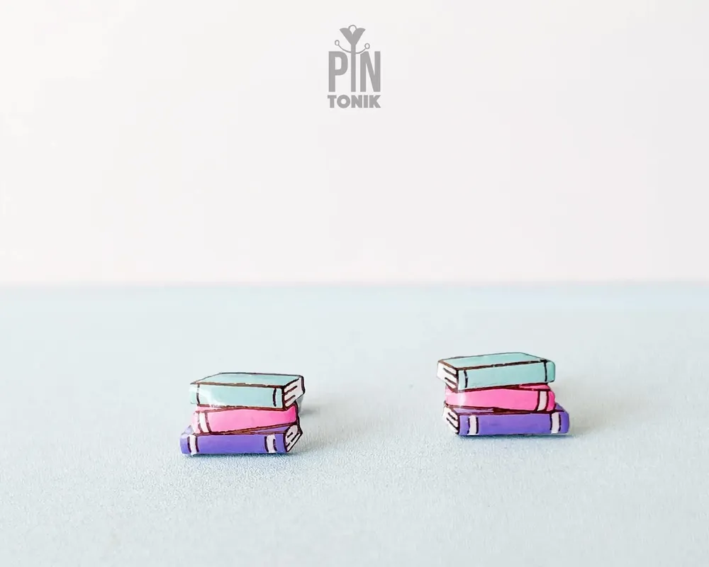 Jewelry - Book Lover Earrings - Bookish Jewelry Gifts for Readers or Teacher - PINTONIK
