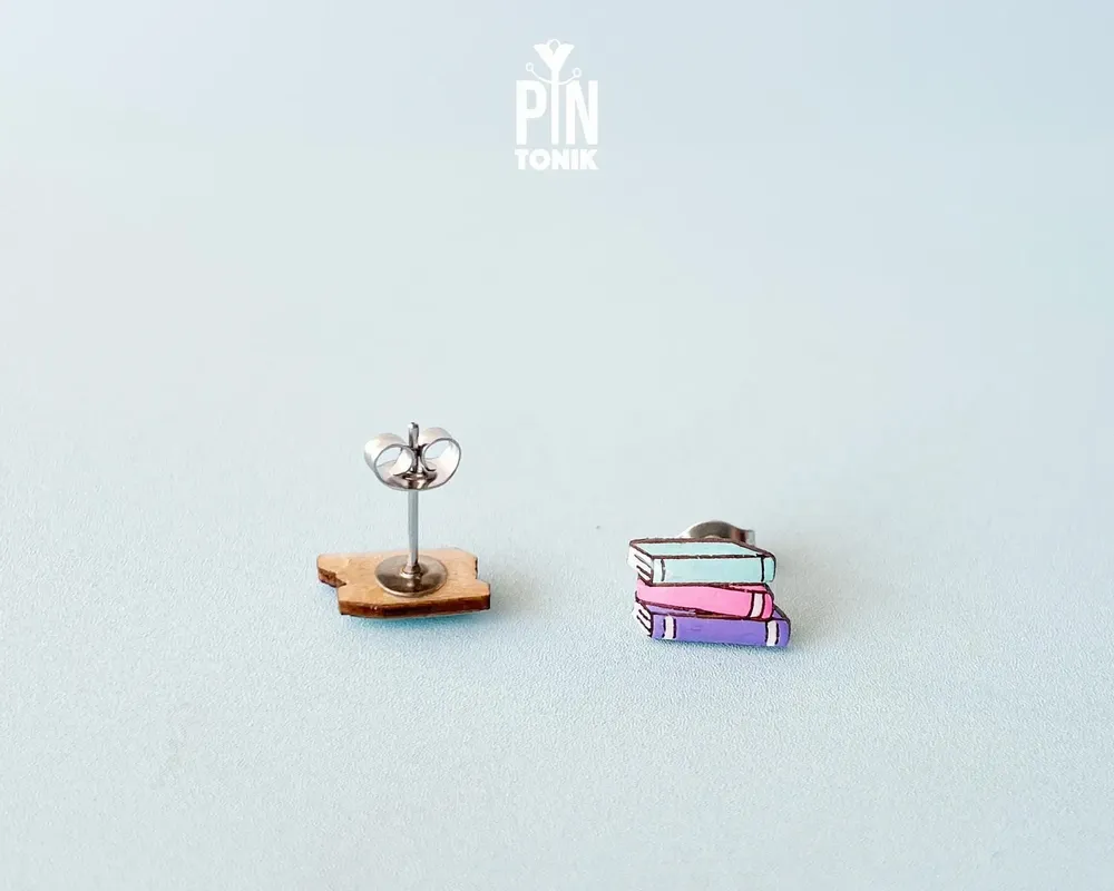 Jewelry - Book Lover Earrings - Bookish Jewelry Gifts for Readers or Teacher - PINTONIK