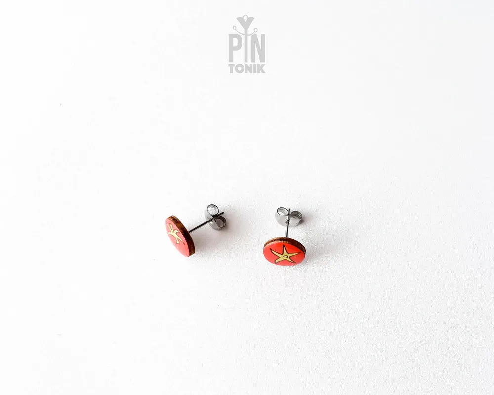 Jewelry - Tomato Earrings - Funky Fruit Stud Earrings - Funny Gifts - PINTONIK