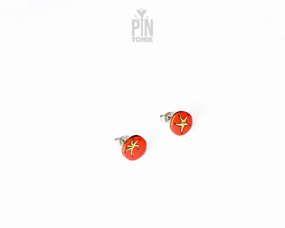 Jewelry - Tomato Earrings - Funky Fruit Stud Earrings - Funny Gifts - PINTONIK