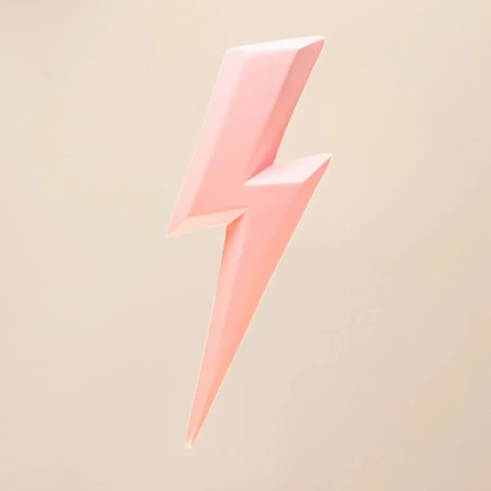 Decorative objects - ZIGGY (Lightning) - MONOCHROMIC CERAMIC