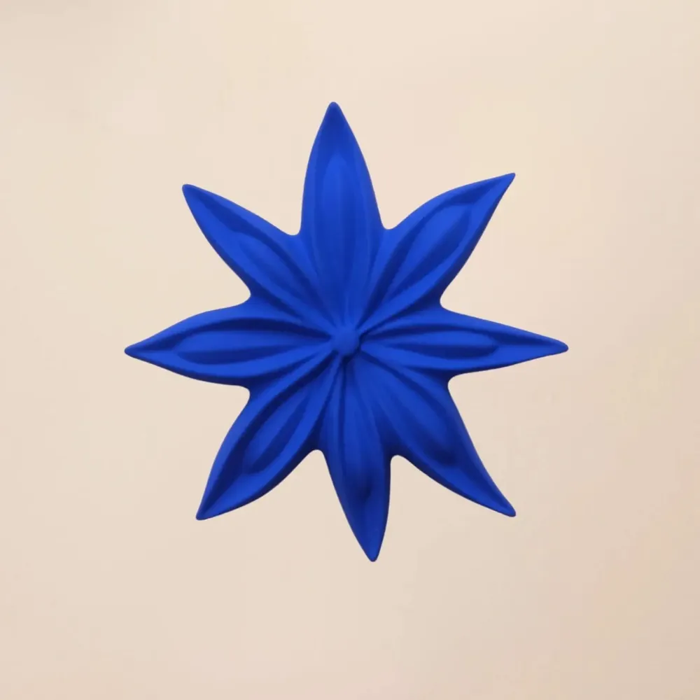 Accessoires de déco extérieure - JANIS (Fleur de badiane) - MONOCHROMIC CERAMIC